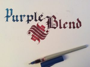 Caligrafía degradado colores o blending con Parallel Pen