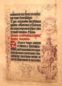 Libro de oraciones de Maximiliano con alfabeto gótico Fraktur Durero