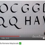 Alfabeto romano en mayúscula, vídeos paso a paso
