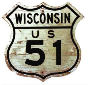 Señal US 51 Wisconsin
