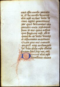 Manuscrito Books of Hours en gótica bastarda, 1450