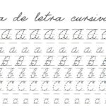 Letra Cursiva para Primaria: Alfabeto en Minúsculas y Mayúsculas + Plantilla PDF