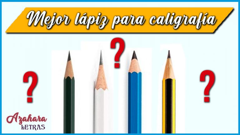 Cuál es el mejor lápiz para caligrafía
