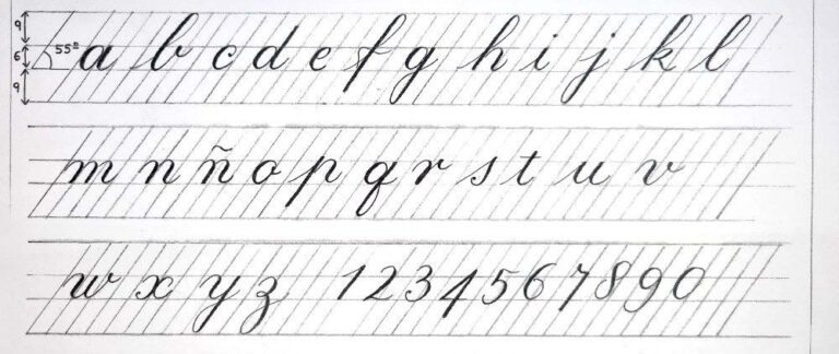 Alfabeto Copperplate imprimir
