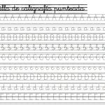 Caligrafía con puntos + Plantilla gratis para descargar (PDF)